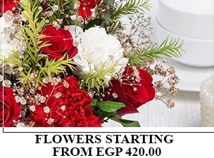 Flowers Starting From EGP 420.00