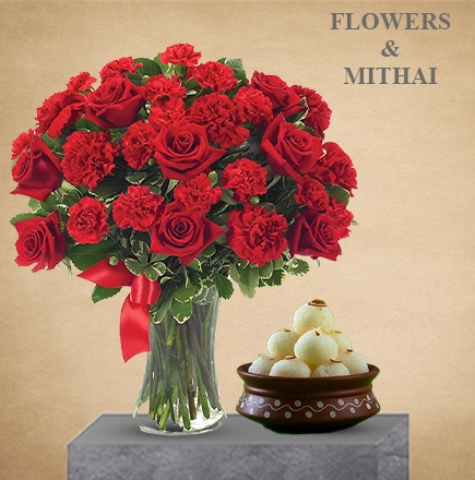 Flowers and Mithai