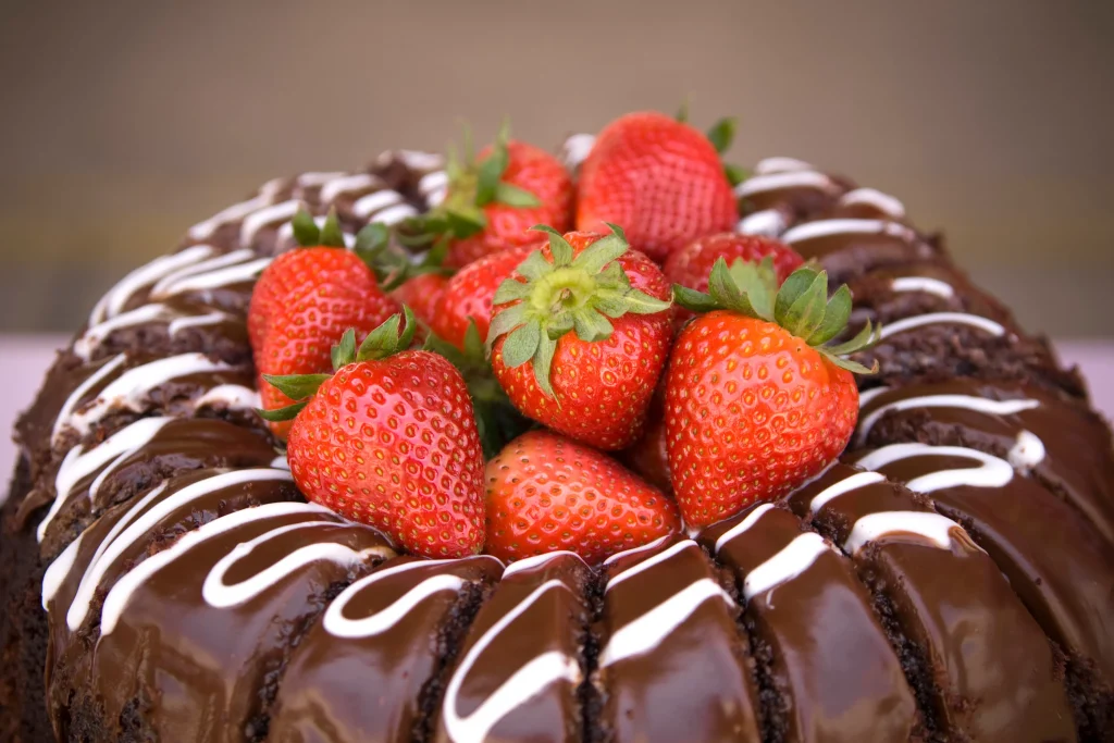 Tasty Cake Recipes for Your Kid's Birthday-Strawberry Swirl Bundt Cake