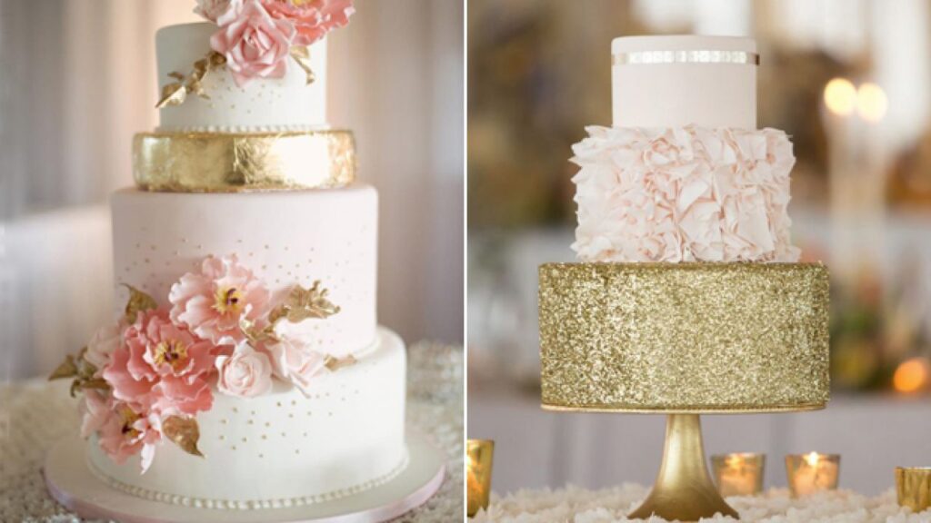 Glitter Cake for Parties and Wedding